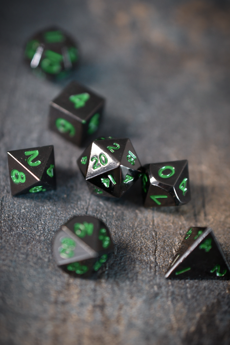 Eldritch Metal - Miniature Metal Dice Set