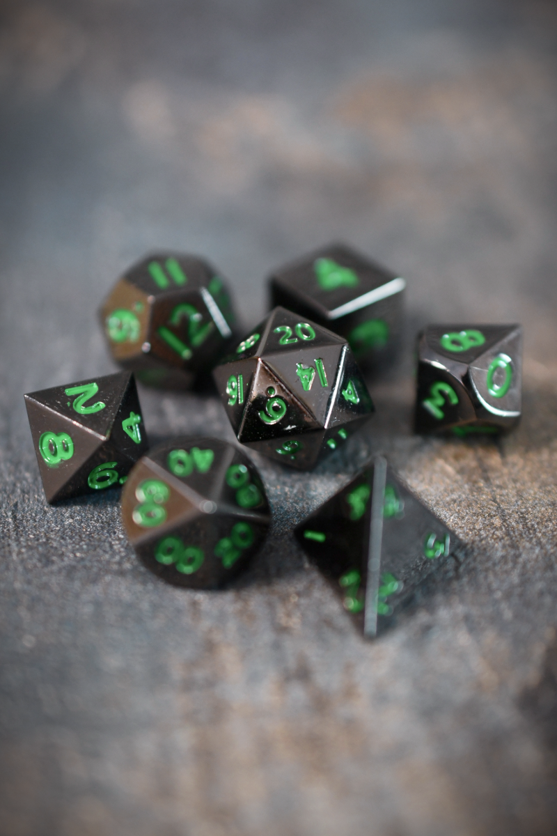 Eldritch Metal - Miniature Metal Dice Set