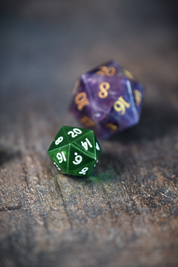 Emerald - Miniature Metal Dice Set