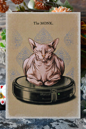 The Monk Cat - Art Print