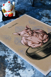 The Monk Cat - Art Print