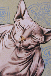 The Monk Cat - Art Print