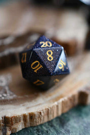 Nightstone Gemstone Dice Set
