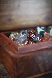 Oaken - Handmade Dice and Accessory Box