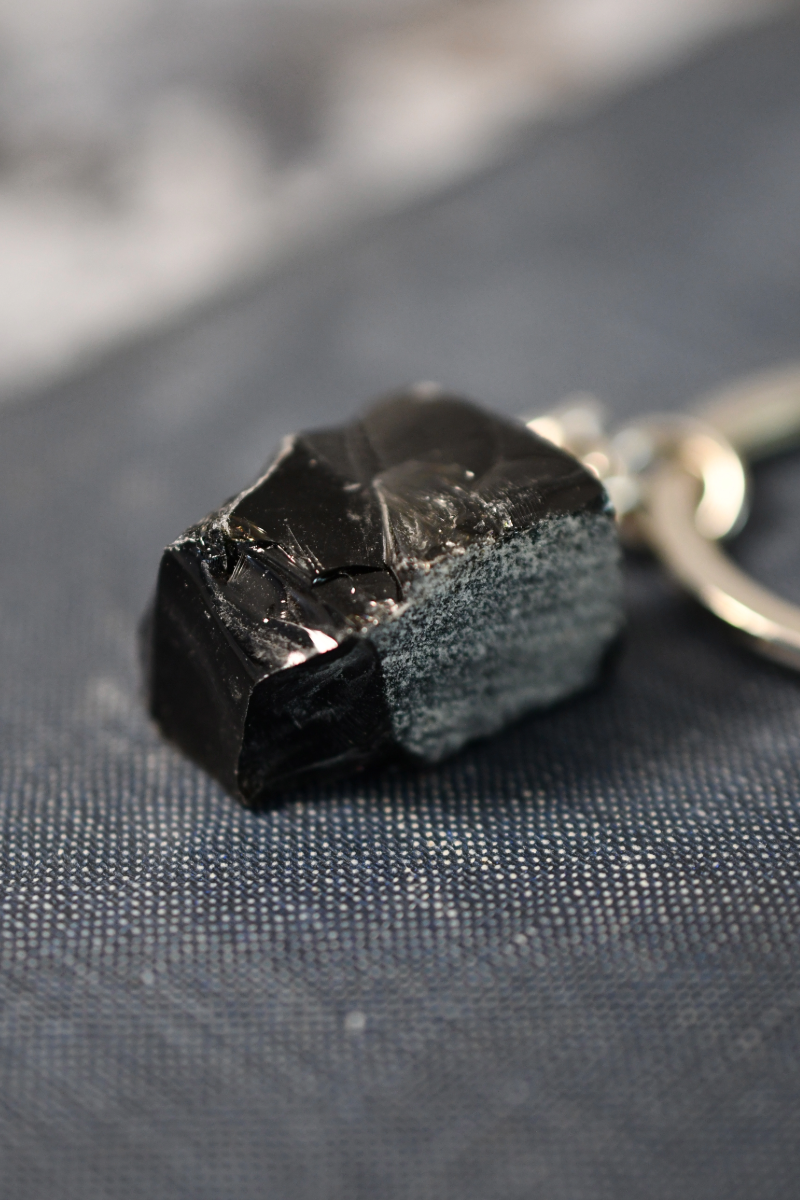 Labradorite Crystal Keyring