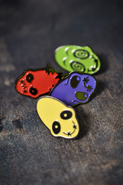 Oddworld - Mudokon Enamel Badge Set