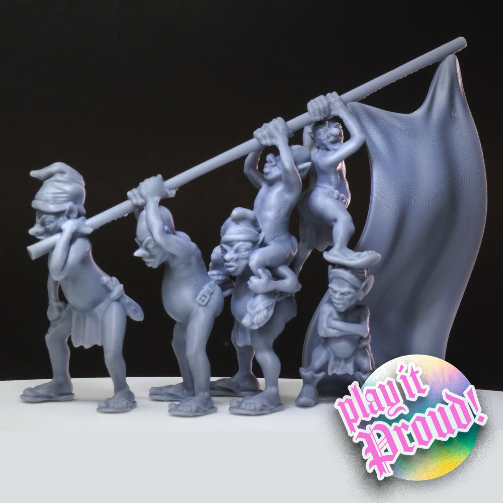 Oh My Goblins! - 54mm Scale Physical OR Digital Miniature