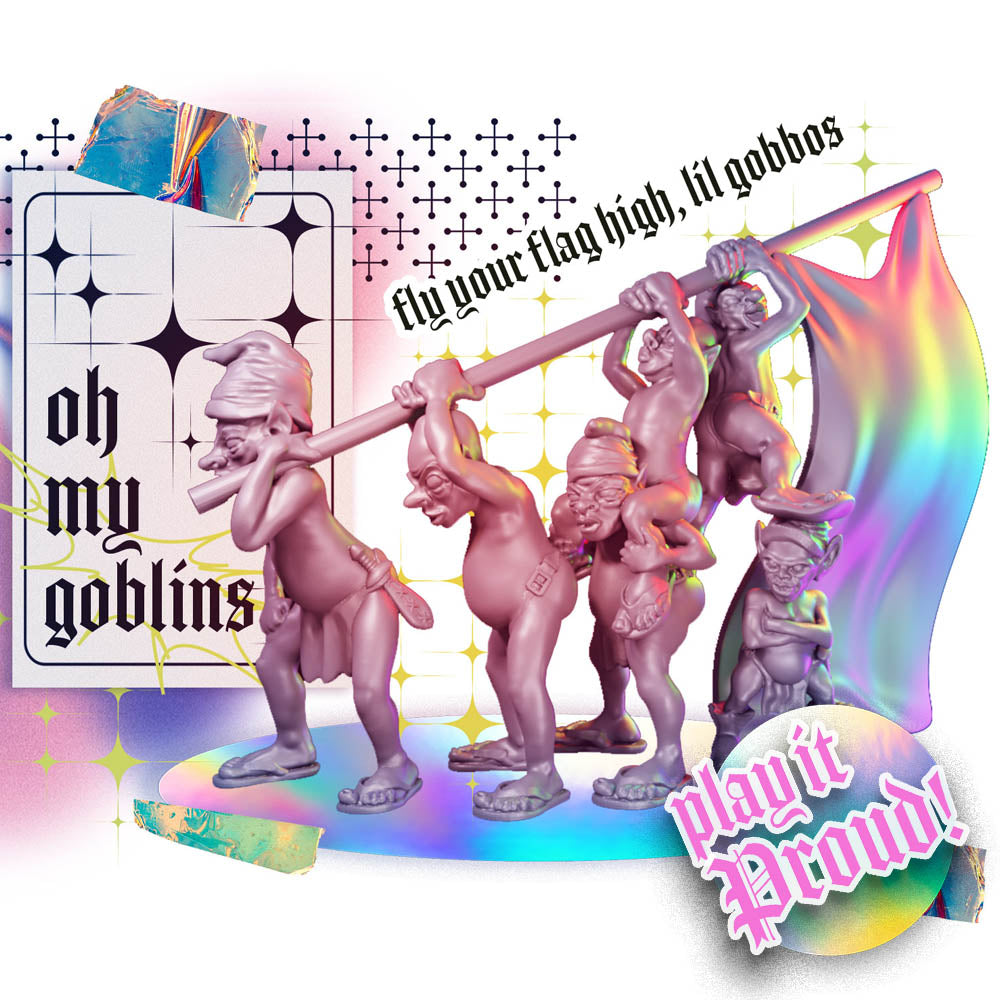 Oh My Goblins! - 54mm Scale Digital Miniature