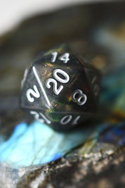 Dark Oil - Acrylic Dice Set