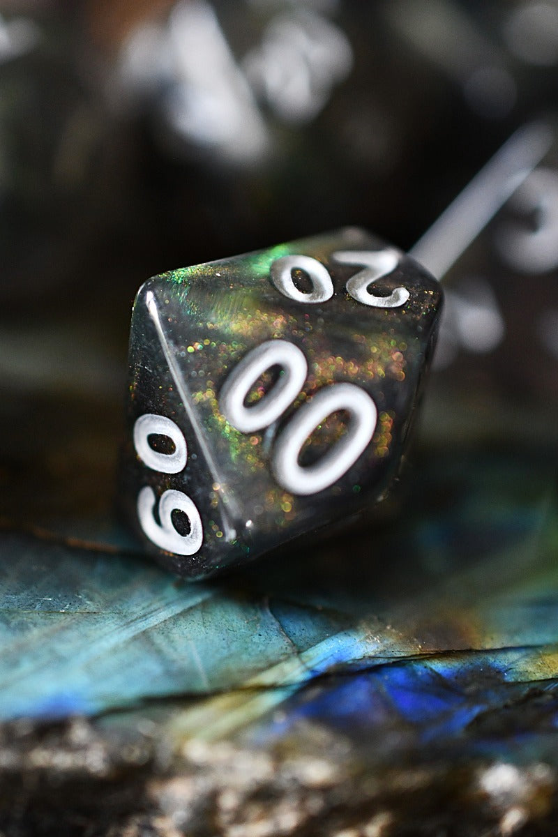 Dark Oil - Acrylic Dice Set
