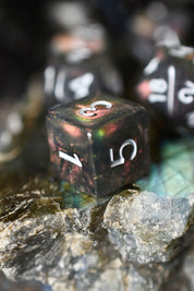 Dark Oil - Acrylic Dice Set