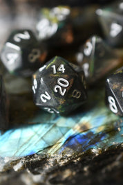 Dark Oil - Acrylic Dice Set