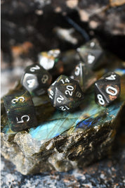 Dark Oil - Acrylic Dice Set