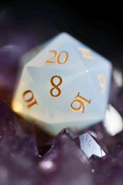 Opalite Gemstone Dice Set