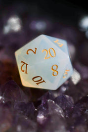 Opalite Gemstone Dice Set