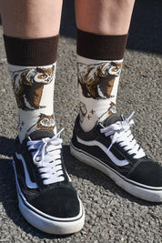 Lucky Socks - Owlbear Socks with Matching Dice Set
