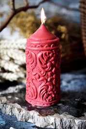 Pale Elf - Blood Red Gothic Candle