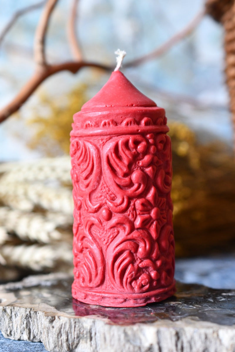 Pale Elf - Blood Red Gothic Candle