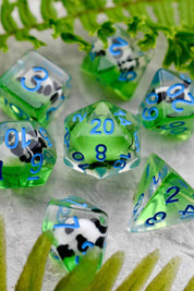 Panda-monium! - Little Pandas Acrylic Dice Set