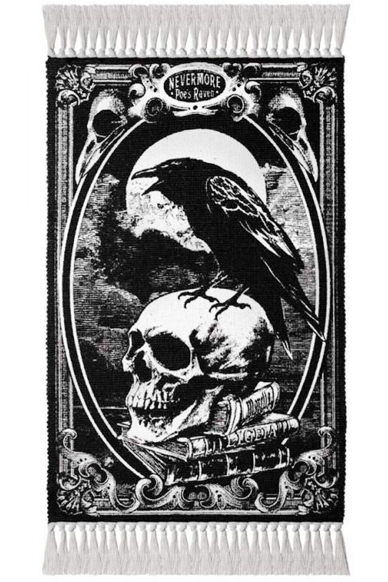 Poe's Raven Gaming Mat / Indoor Rug / Wall Hanging