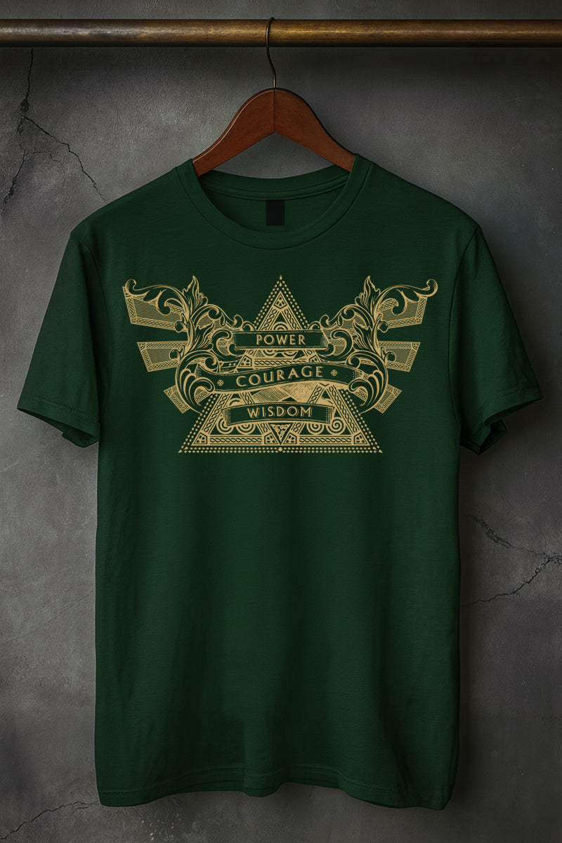Power Wisdom Courage - T-Shirt
