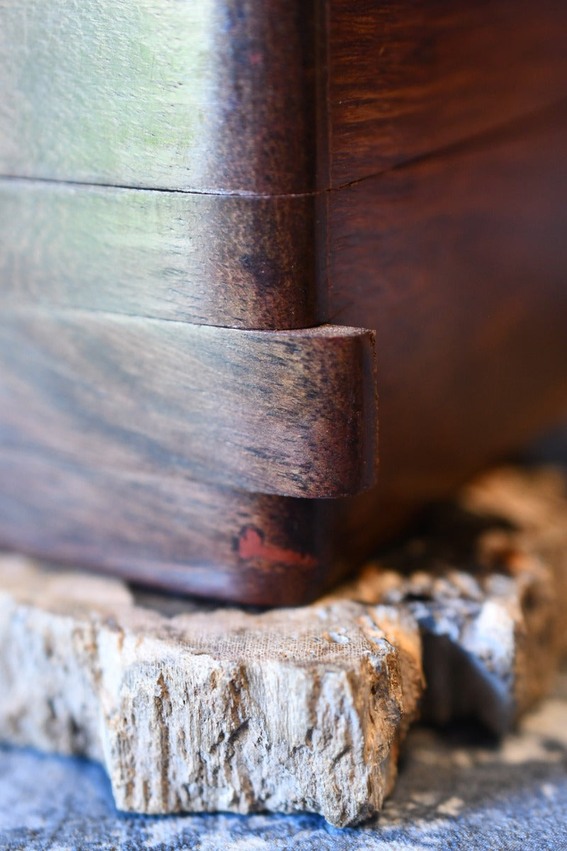 Trickster's Puzzle box - Puzzle-Lock Handmade Dice and Accessory Box