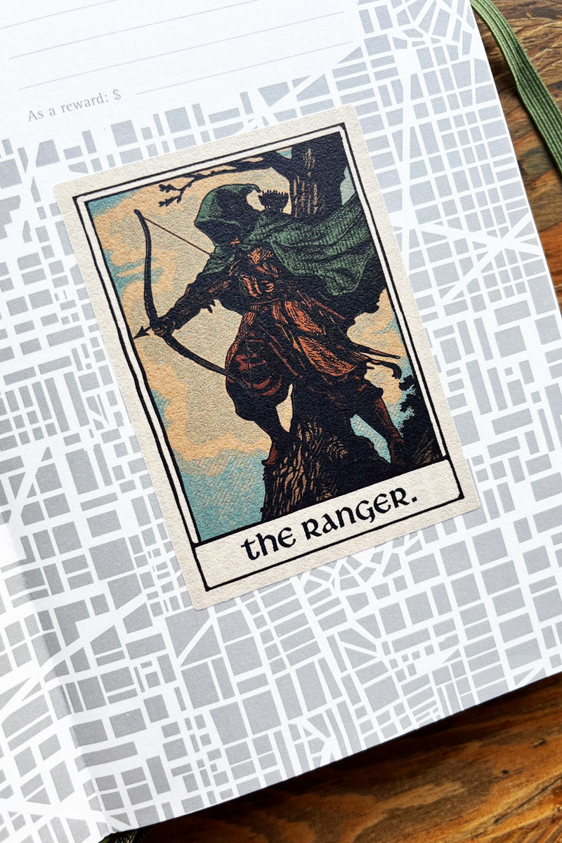 Ranger - Tarot Inspired Textured Sticker