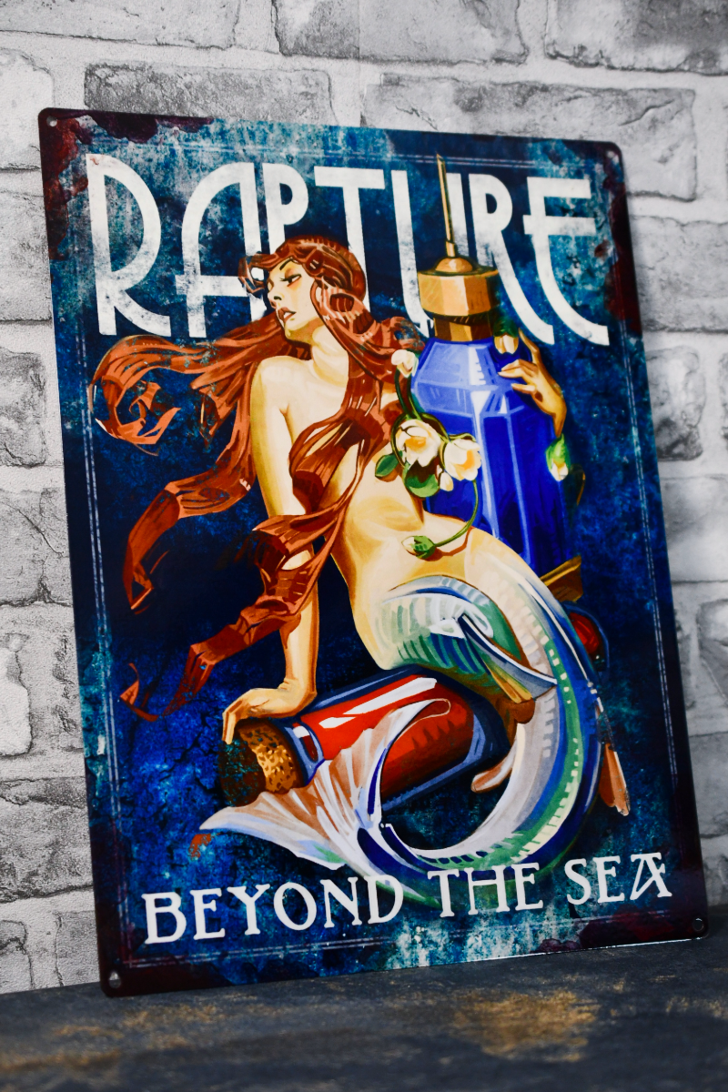 Rapture - Large Tin Sign