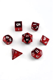 Red Steel - Miniature Metal Dice Set