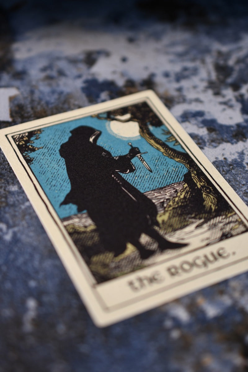 Rogue - Tarot Inspired Textured Sticker