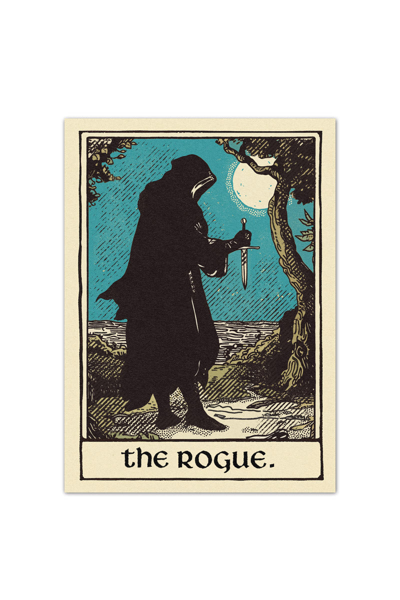 Rogue - Tarot Inspired Textured Sticker
