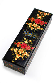 Rosa - Hand-Painted Dice and Pencil Box