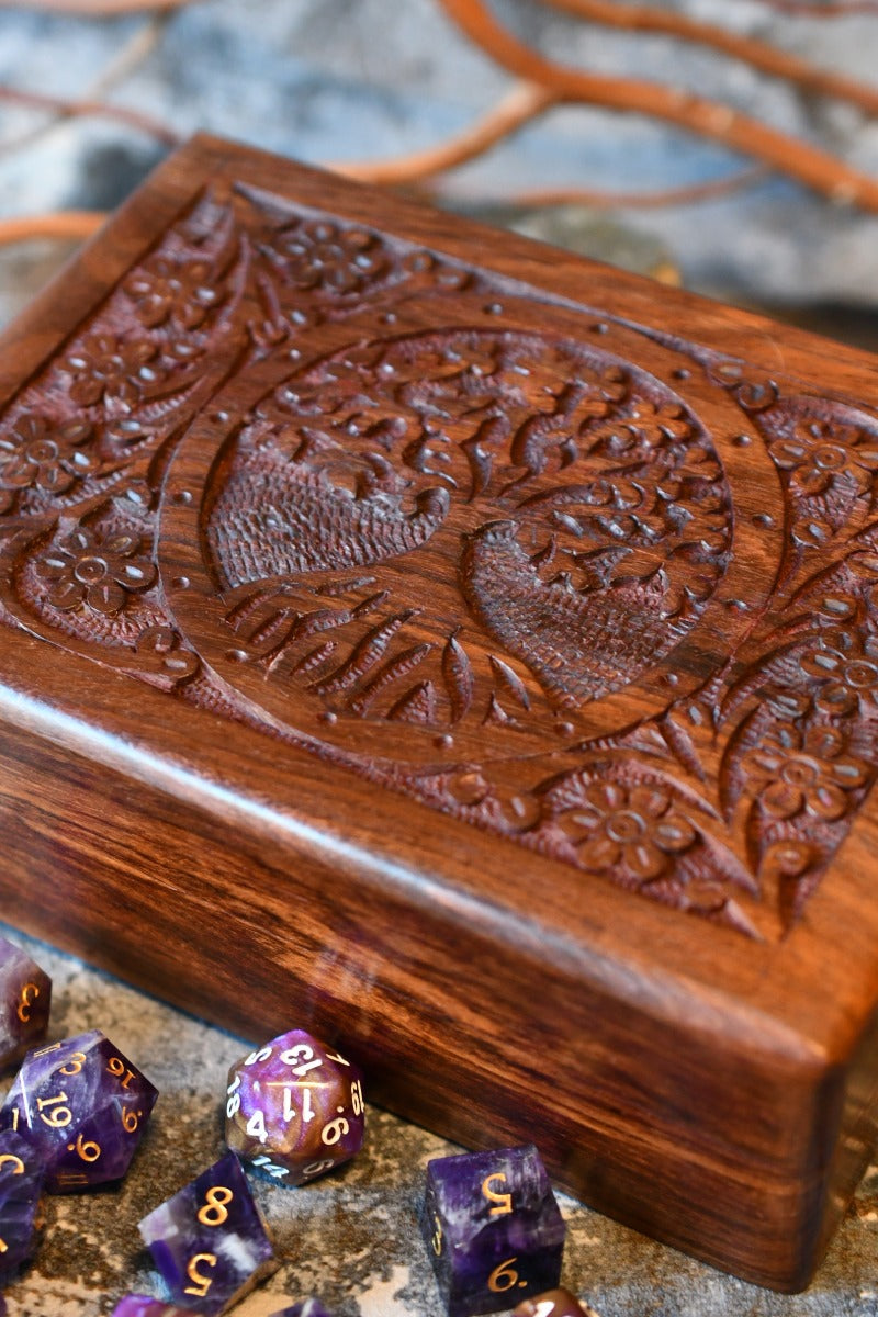 Tree of Life - Handmade Dice and Accessory Box
