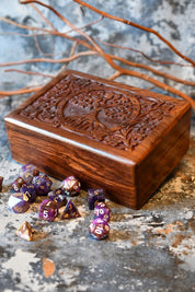 Tree of Life - Handmade Dice and Accessory Box