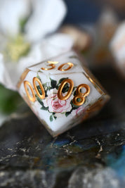 Rose Garden - Premium Sharp Edge Dice Set