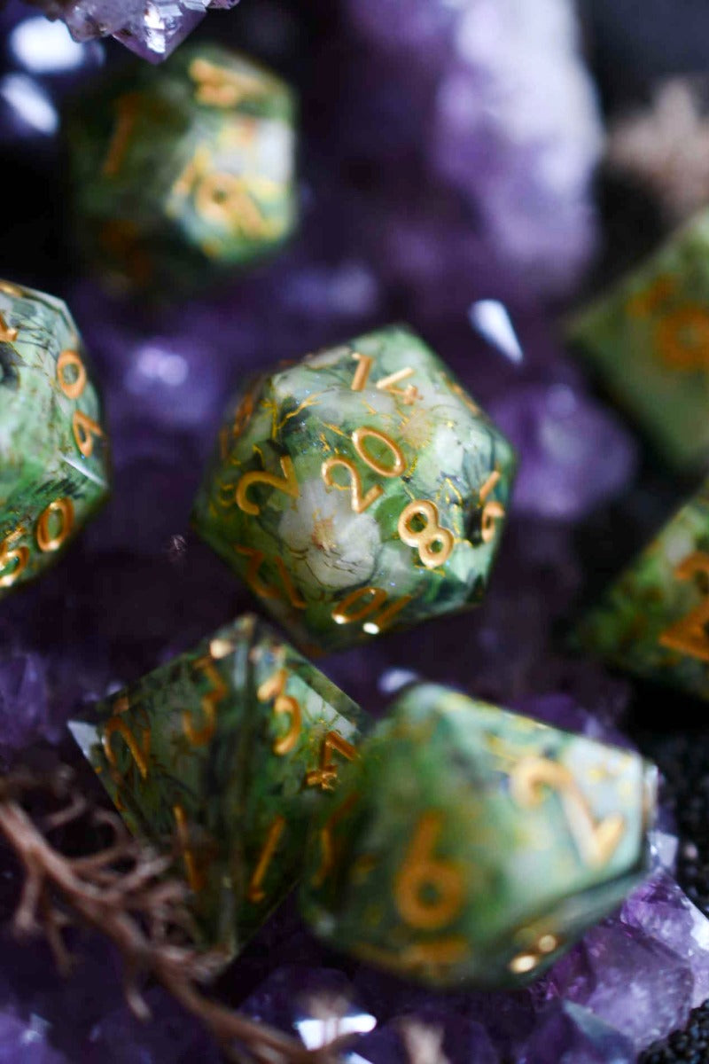 Royal Botanical - Premium Sharp Edge Dice Set