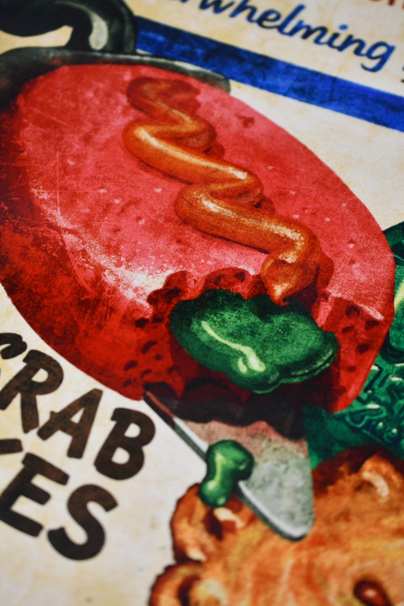 Taste Rupture - Large Tin Sign