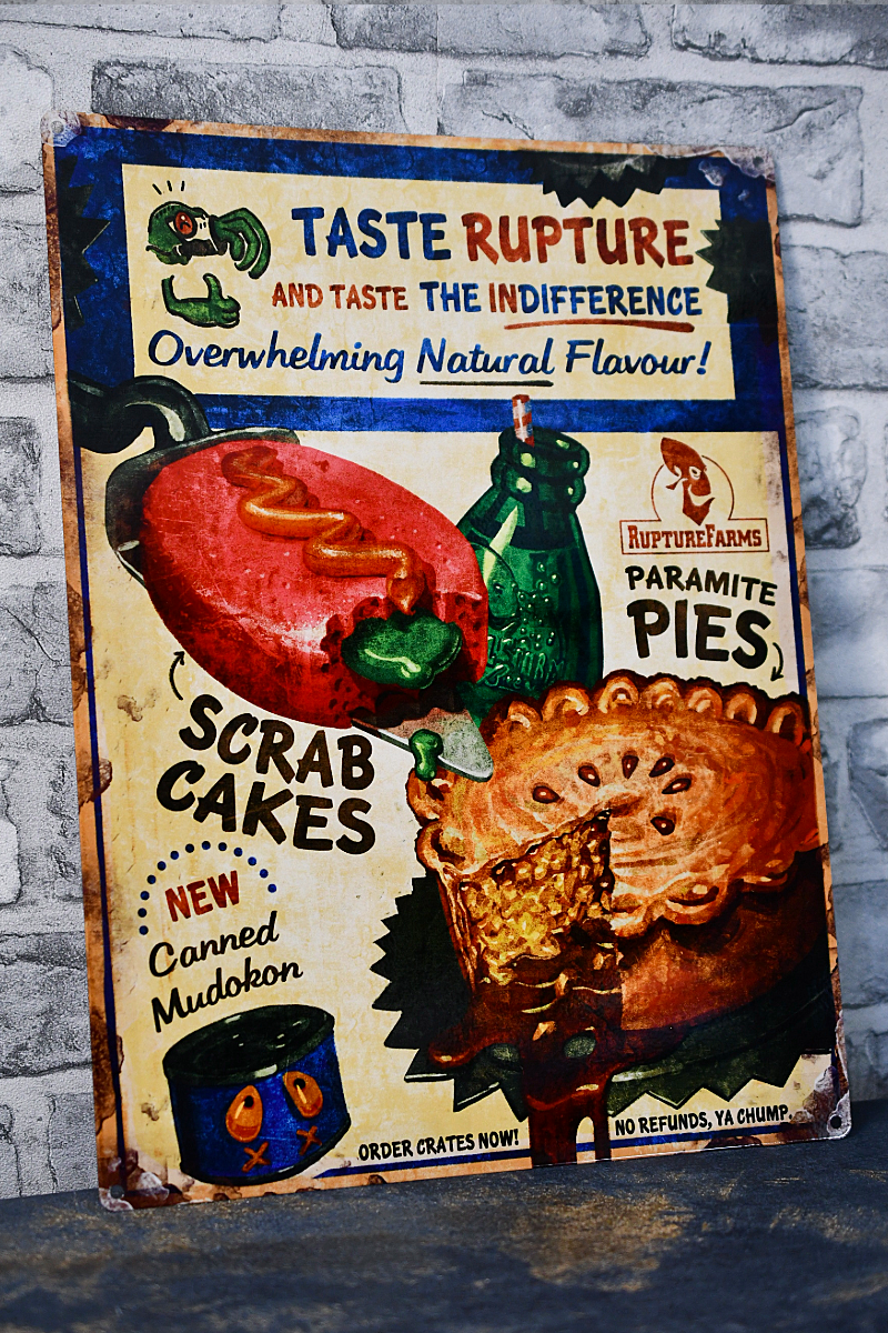 Taste Rupture - Large Tin Sign