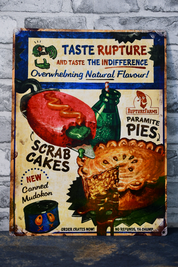 Taste Rupture - Large Tin Sign