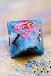 Sakura Dreams - Premium Sharp Edge Dice Set