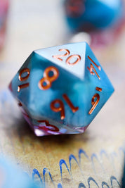 Sakura Dreams - Premium Sharp Edge Dice Set