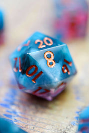 Sakura Dreams - Premium Sharp Edge Dice Set