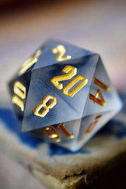 Shards of Mist - Sharp-Edged Resin Dice Set