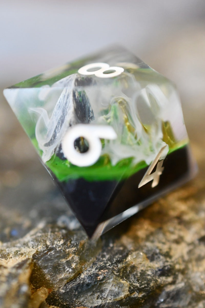 Mountain Pass - Premium Sharp Edge Dice Set