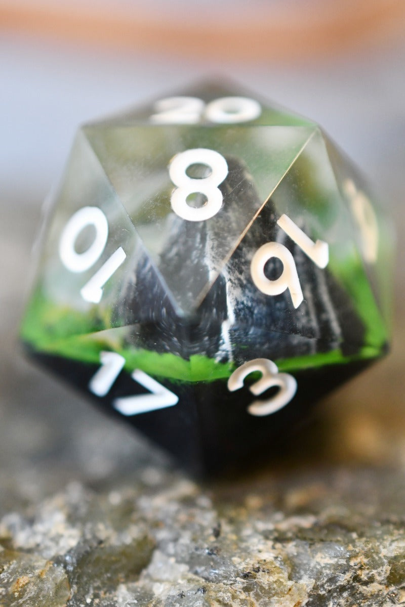 Mountain Pass - Premium Sharp Edge Dice Set