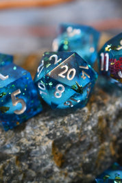 Tideheart - Premium Liquid Core Sharp Edge Dice Set