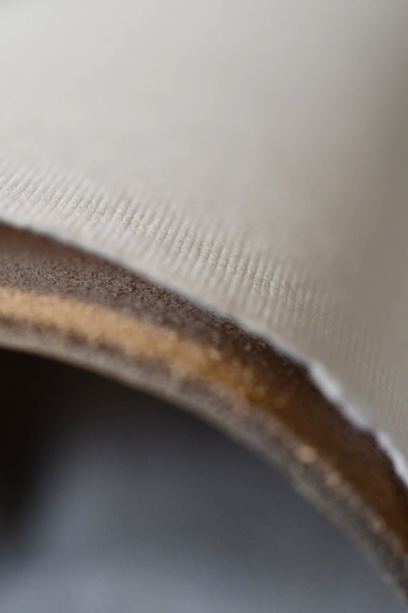 A5 Handmade Leather Luxury Paper Campaign Journal - Metallic Silver