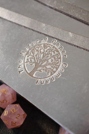 A5 Handmade Leather Luxury Paper Campaign Journal - Metallic Silver