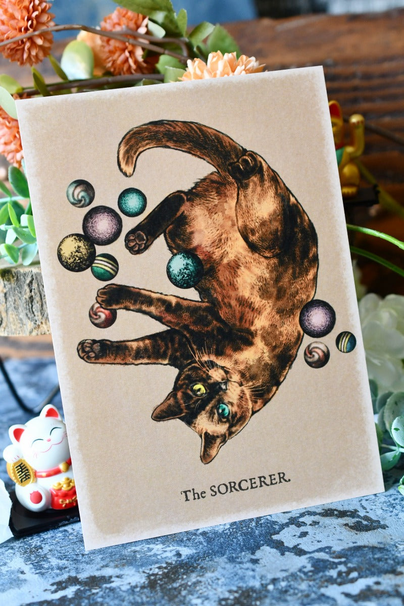 The Sorcerer Cat - Art Print