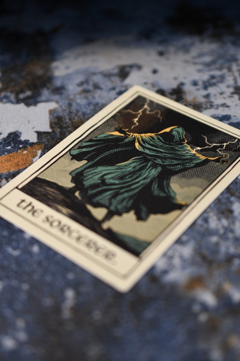 Sorcerer - Tarot Inspired Textured Sticker